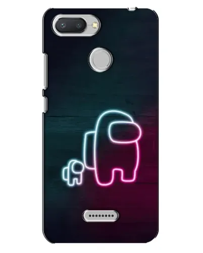 Чохол для Xiaomi Redmi 6 з картинкою «Among Us неон-арт» Чохол для Xiaomi Redmi 6 з картинкою «Among Us неон-арт»