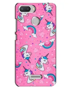 Чехол для Xiaomi Redmi 6 с картинкой «Unicorn паттерн розовый» Чехол для Xiaomi Redmi 6 с картинкой «Unicorn паттерн розовый»
