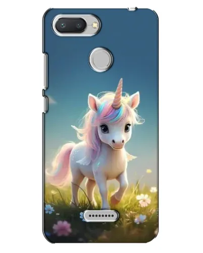 Чехол для Xiaomi Redmi 6 с картинкой «Единорог на поляне» Чехол для Xiaomi Redmi 6 с картинкой «Единорог на поляне»