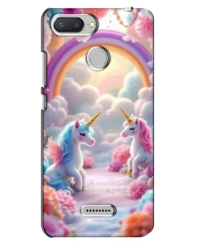 Чехол для Xiaomi Redmi 6 с картинкой «Радуга и единороги» Чехол для Xiaomi Redmi 6 с картинкой «Радуга и единороги»