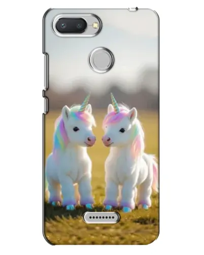 Чехол для Xiaomi Redmi 6 с картинкой «Пара единорогов» Чехол для Xiaomi Redmi 6 с картинкой «Пара единорогов»