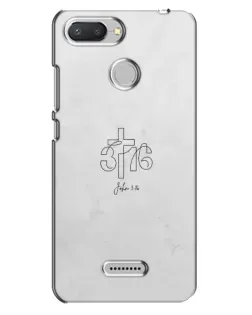Чохол для Xiaomi Redmi 6 з картинкою «Івана 3:16 Хрест» Чохол для Xiaomi Redmi 6 з картинкою «Івана 3:16 Хрест»