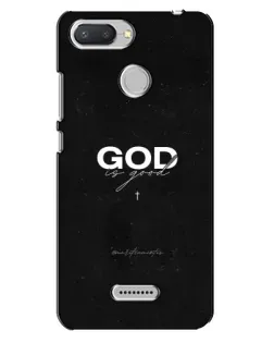 Чехол для Xiaomi Redmi 6 с картинкой «GOD — Бог над всем»