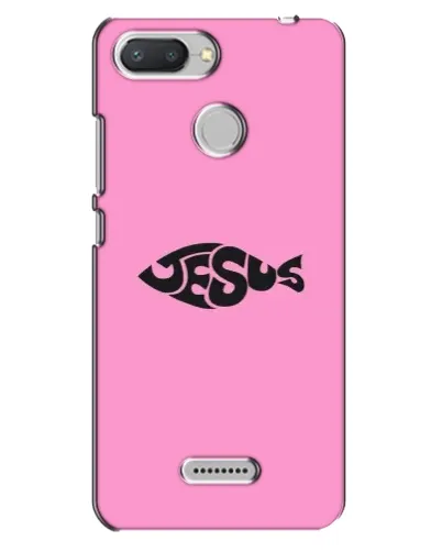 Чехол для Xiaomi Redmi 6 с картинкой «Розовый символ Jesus» Чехол для Xiaomi Redmi 6 с картинкой «Розовый символ Jesus»