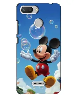 Чехол для Xiaomi Redmi 6 с картинкой «Mickey и мыльные пузыри»