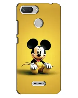 Чехол для Xiaomi Redmi 6 с картинкой «Микки на желтом»