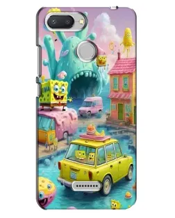 Чехол для Xiaomi Redmi 6 с картинкой «Монстр-трак приключения»