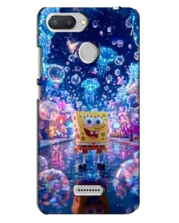 Чехол для Xiaomi Redmi 6 с картинкой «Неоновый океан»