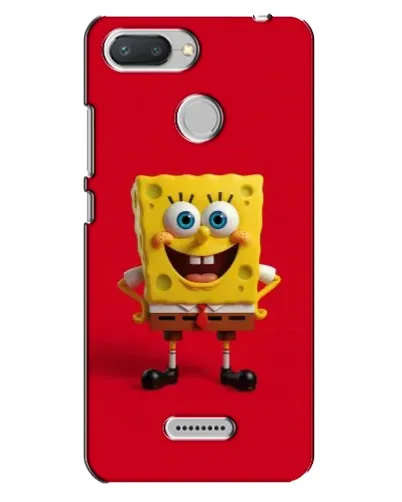 Чехол для Xiaomi Redmi 6 с картинкой «Спанч Боб на красном» Чехол для Xiaomi Redmi 6 с картинкой «Спанч Боб на красном»