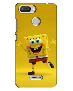 Чехол для Xiaomi Redmi 6 с картинкой «Позитивный Губка Боб»