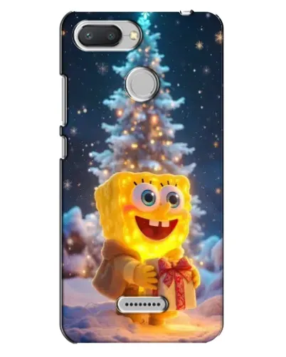 Чехол для Xiaomi Redmi 6 с картинкой «Рождественский Спанч Боб» Чехол для Xiaomi Redmi 6 с картинкой «Рождественский Спанч Боб»