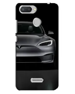 Чехол для Xiaomi Redmi 6 с картинкой «Tesla Model S Look»