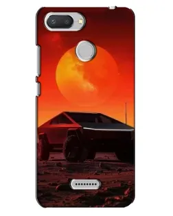 Чехол для Xiaomi Redmi 6 с картинкой «Cybertruck на Марсе»