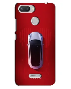 Чехол для Xiaomi Redmi 6 с картинкой «Tesla Top View»