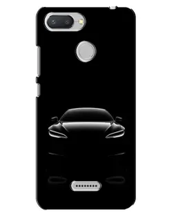 Чехол для Xiaomi Redmi 6 с картинкой «Силуэт Tesla Night»