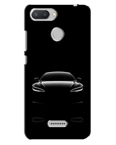 Чехол для Xiaomi Redmi 6 с картинкой «Силуэт Tesla Night»