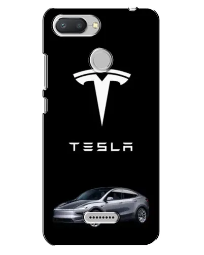 Чехол для Xiaomi Redmi 6 с картинкой «Tesla Model Y»