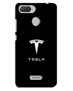 Чехол для Xiaomi Redmi 6 с картинкой «Tesla White Logo»