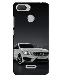 Чехол для Xiaomi Redmi 6 с картинкой «Mercedes AMG GT Silver»