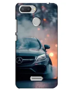 Чехол для Xiaomi Redmi 6 с картинкой «Mercedes — ночной город»