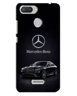 Чехол для Xiaomi Redmi 6 с картинкой «Mercedes — решетка радиатора»