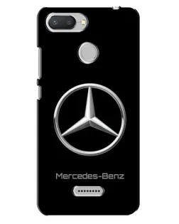 Чехол для Xiaomi Redmi 6 с картинкой «Mercedes Silver Logo»