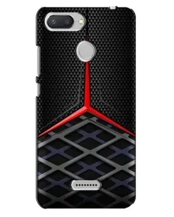 Чехол для Xiaomi Redmi 6 с картинкой «Mercedes Carbon Grid»