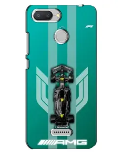 Чехол для Xiaomi Redmi 6 с картинкой «Mercedes AMG Petronas»
