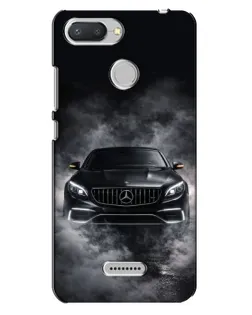 Чехол для Xiaomi Redmi 6 с картинкой «Mercedes в дыму»
