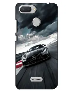 Чехол для Xiaomi Redmi 6 с картинкой «Гоночный Mercedes AMG»