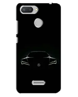 Чехол для Xiaomi Redmi 6 с картинкой «Mercedes — силуэт авто» Чехол для Xiaomi Redmi 6 с картинкой «Mercedes — силуэт авто»