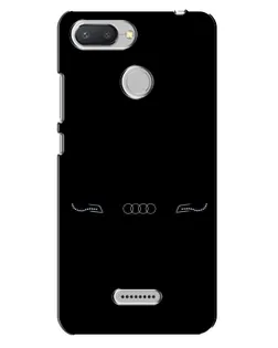 Чехол для Xiaomi Redmi 6 с картинкой «Audi — световой подпись»