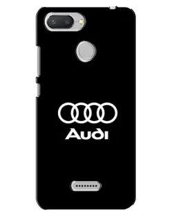 Чехол для Xiaomi Redmi 6 с картинкой «Классическое лого Audi»