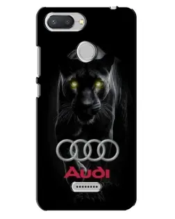 Чехол для Xiaomi Redmi 6 с картинкой «Пантера и Audi»