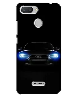 Чехол для Xiaomi Redmi 6 с картинкой «Audi в неоне»