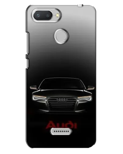 Чехол для Xiaomi Redmi 6 с картинкой «Audi — градиентный контур» Чехол для Xiaomi Redmi 6 с картинкой «Audi — градиентный контур»
