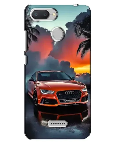 Чехол для Xiaomi Redmi 6 с картинкой «Audi — закат» Чехол для Xiaomi Redmi 6 с картинкой «Audi — закат»