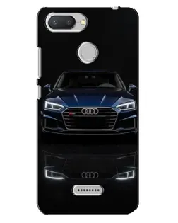 Чехол для Xiaomi Redmi 6 с картинкой «Audi — ночное отражение»