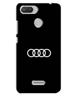 Чехол для Xiaomi Redmi 6 с картинкой «Audi White Logo»