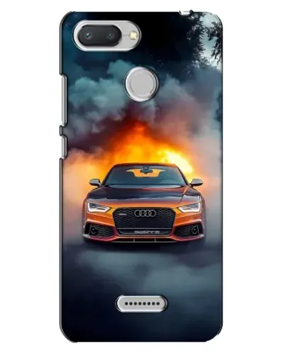 Чехол для Xiaomi Redmi 6 с картинкой «Audi в огненном дыму» Чехол для Xiaomi Redmi 6 с картинкой «Audi в огненном дыму»