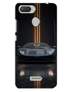 Чохол для Xiaomi Redmi 6 з картинкою «Lamborghini золоті лінії»