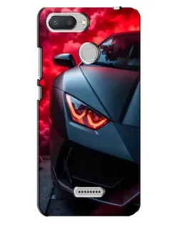 Чохол для Xiaomi Redmi 6 з картинкою «Lamborghini червоне сяйво»