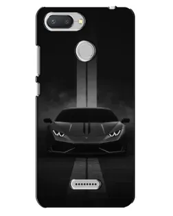 Чехол для Xiaomi Redmi 6 с картинкой «Lamborghini симметрия дорог»