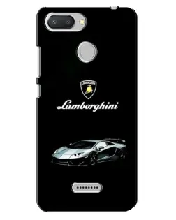 Чехол для Xiaomi Redmi 6 с картинкой «Логотип Lamborghini классика»