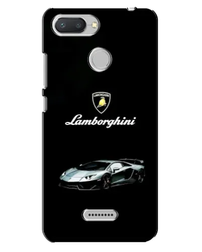 Чехол для Xiaomi Redmi 6 с картинкой «Логотип Lamborghini классика»