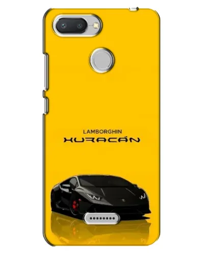 Чехол для Xiaomi Redmi 6 с картинкой «Lamborghini Huracan черный»