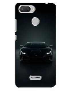 Чехол для Xiaomi Redmi 6 с картинкой «Черный Lamborghini Aventador»