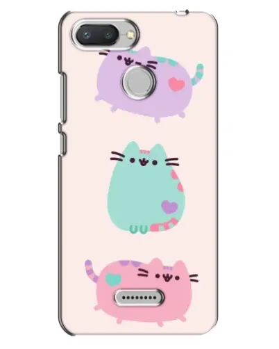 Чохол для Xiaomi Redmi 6 з картинкою «Pusheen тріо» Чохол для Xiaomi Redmi 6 з картинкою «Pusheen тріо»