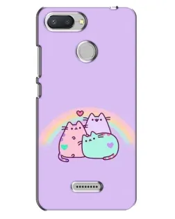 Чохол для Xiaomi Redmi 6 з картинкою «Веселкові Пушини»