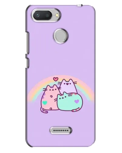 Чохол для Xiaomi Redmi 6 з картинкою «Веселкові Пушини» Чохол для Xiaomi Redmi 6 з картинкою «Веселкові Пушини»